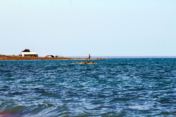 На озере Кзылкуль