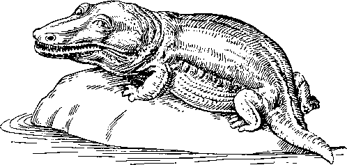Лабиринтодонт Mastodonsaurus