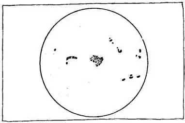 Солнечные пятна по наблюдениям Галилея Солнечные пятна по наблюдениям Галилея