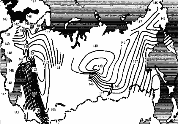 Клинальная изменчивость длины черепа лисицы
